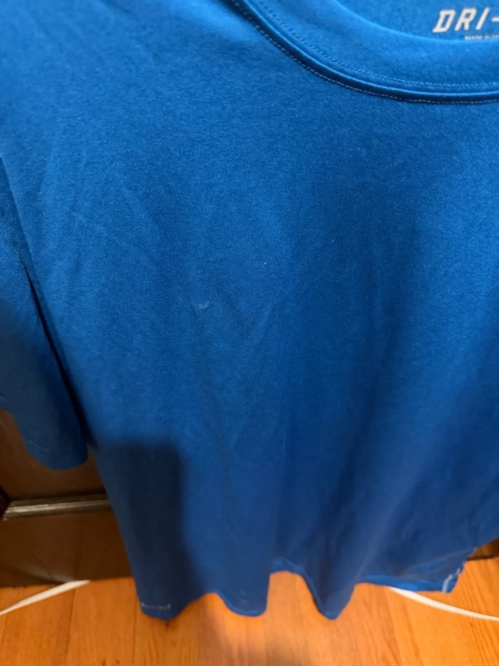 Nike Men’s Short-Sleeve Performance Tee - Blue with White Swoosh